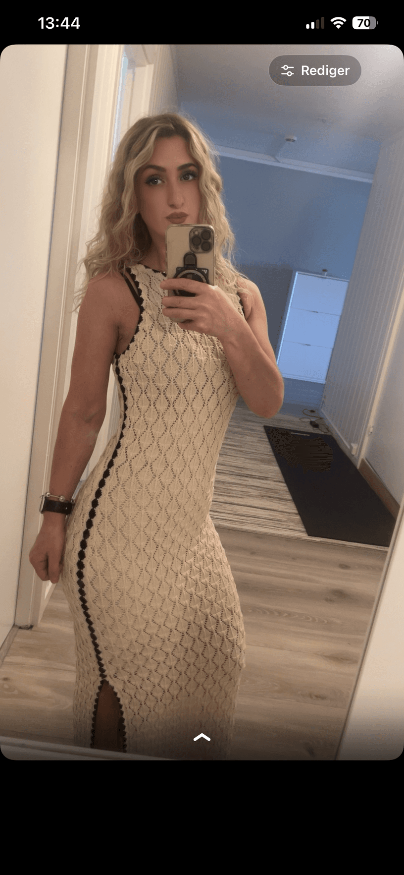 Buy Vero Moda AWEVELYN SL 7/8 CROCHET DRESS NOOS