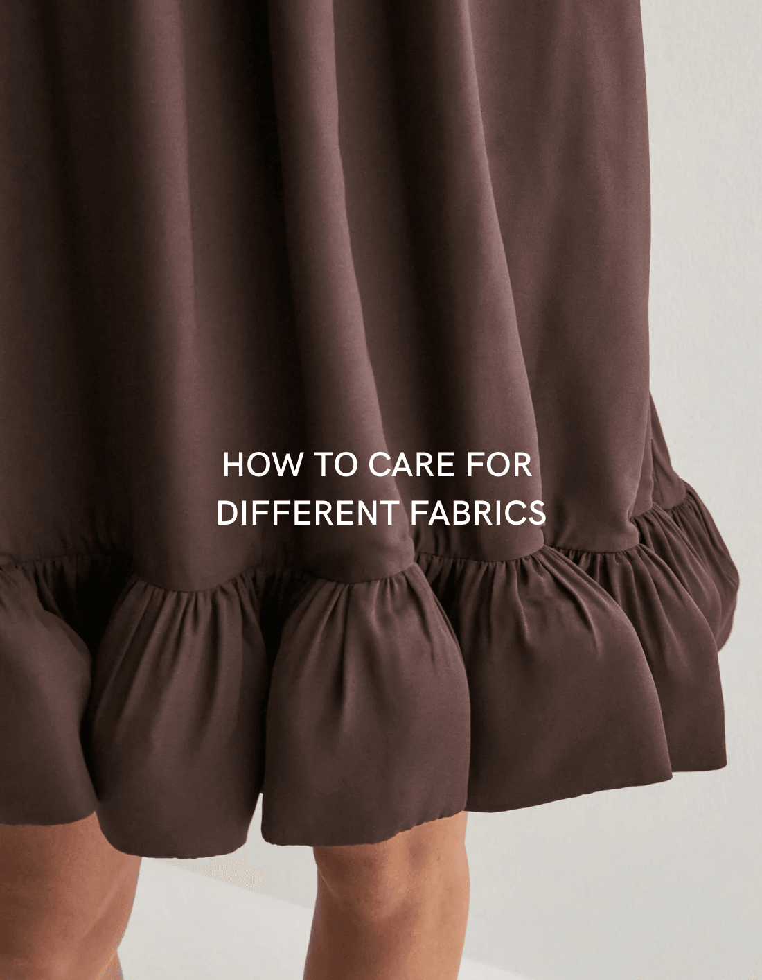 How to care for your dress